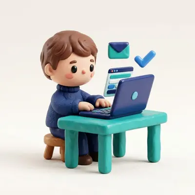 Persona registrándose para unirse a ISOKAN